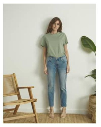 Reiko Nina boyfriend fit jeans - Grün