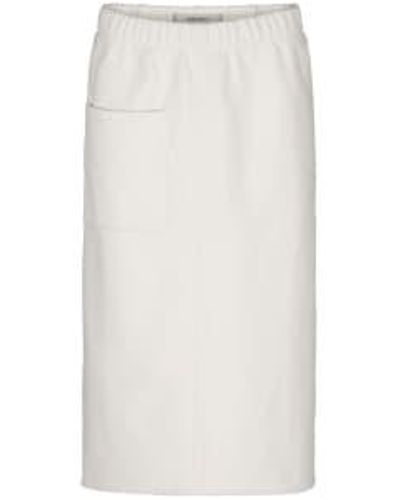 Humanoid Jaylinn Stucco Skirt Organic Cotton - White