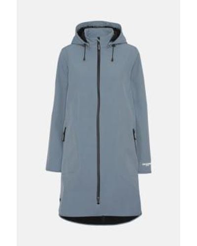 Ilse Jacobsen Raincoat 128 Winter Ocean Uk 10/de 36/us 8 - Blue
