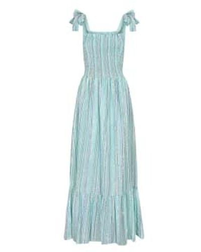 Stardust Clary Dress Candy Stripe - Blu