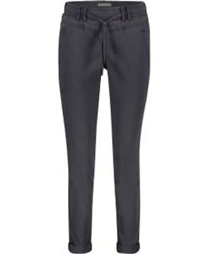 Red Button Trousers Button Trousers Tessy Jogger Grey - Blu