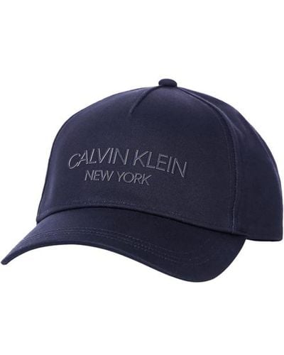 Klein Calvin Men Hats for Lyst Blue |