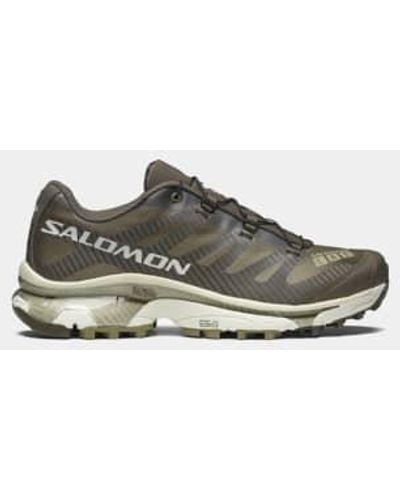 Salomon Xt-4 Og Sneakers Aurora Borealis Canteen/ Yellow/dried Herb Uk7/40.2/3 - Gray