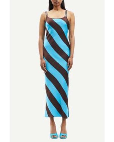 Samsøe & Samsøe Swim Cap Stripe Sunna Dress Multi / Xs - Blue