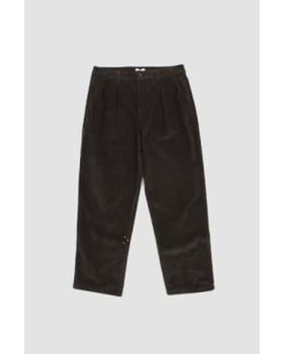 Pop Trading Co. Anthracite Cord Suit Pants M - Black