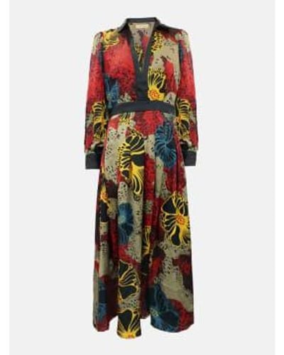 Traffic People Robe vice rouge - Multicolore