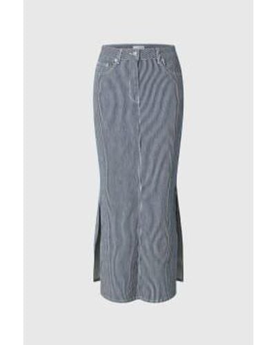 SELECTED Medium Denim Myra Skirt / 38 - Grey