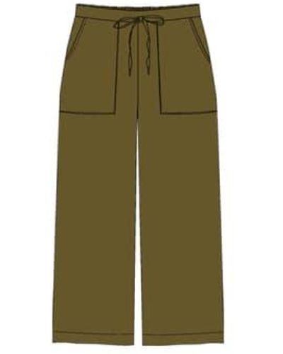 Nooki Design Clipper Trousers- / S 100% Cotton - Green