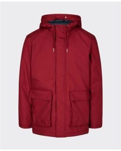 Minimum Burgundy Carlow Jacket Size L - Red