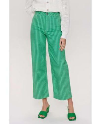 Numph Paris Spruce Pants - Verde