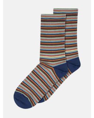 mpDenmark Ada Ankle Socks 37-39 - Blue