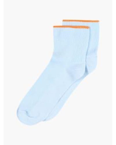 mpDenmark Ava Ankle Socks Skyride 40-42 - Blue