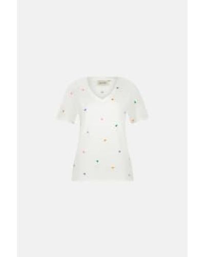 FABIENNE CHAPOT Camiseta Multi Heart Phil - Blanco
