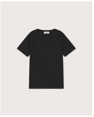 Thinking Mu T-shirt sol plain - Noir