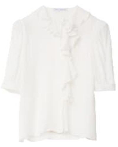 Rodebjer Xilla Silk Shirt 1 - Bianco