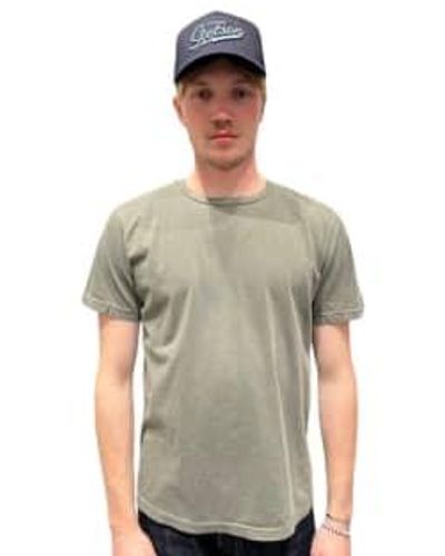 Crossley Hunt man s-s t-shirt dark - Grün