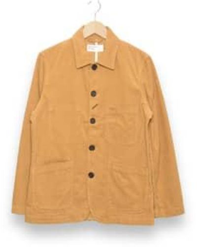 Universal Works Bakers Jacket 29517 Cord Corn309 S - Natural