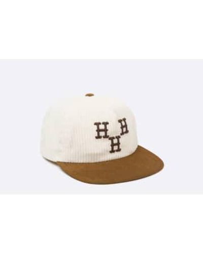 Huf Hat Trick Snapback Bone - White