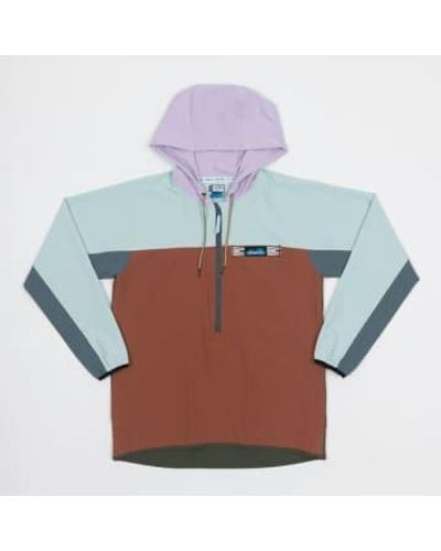 Kavu Womens Bay Breezy Hooded Jacket In And Blue