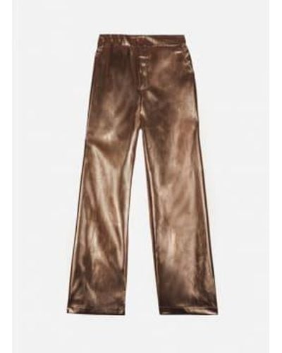 An'ge Pitty Straight-leg Trousers - Brown