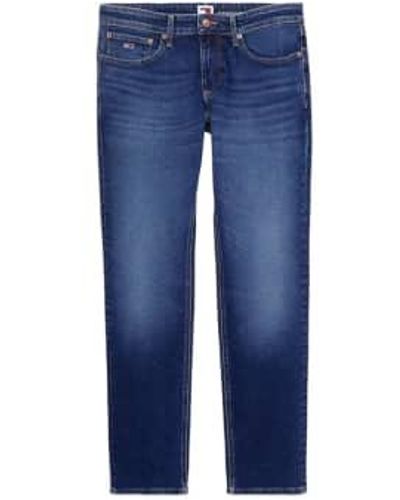 Tommy Hilfiger Jeans For Man Mw0Mw34511 1Bm - Blu