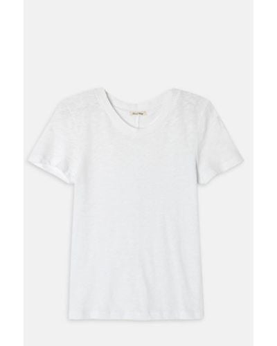 American Vintage Camiseta blanca manga corta Sonoma - Blanco