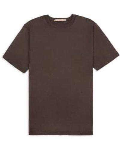 Burrows and Hare Egyptian Cotton T-shirt Major S - Brown