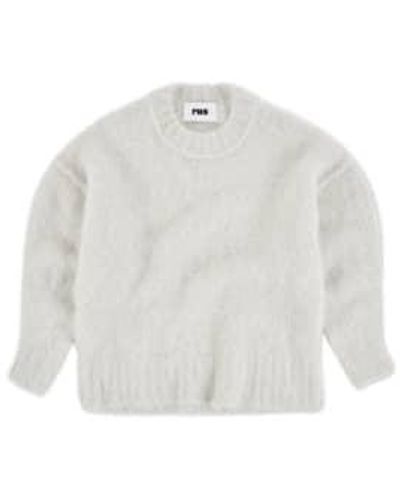 Rus Soft "sakuru" Sweater Ice L - White