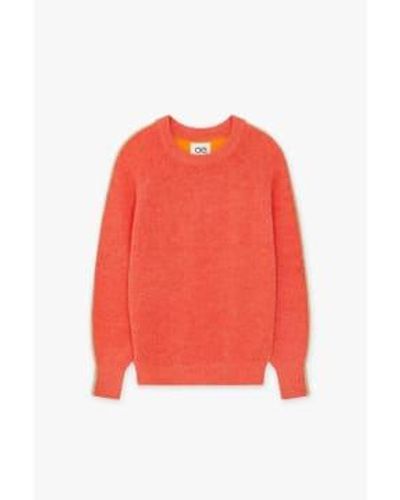 CKS Suéter naranja imprimación - Rojo