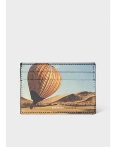 Paul Smith Hot Air Balloon Graphic Card Holder Col 79 Size Os - Blu