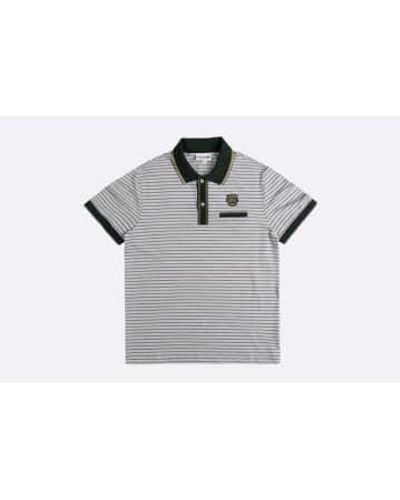 Lacoste Short sleeved ribbed collar shirt - Gris