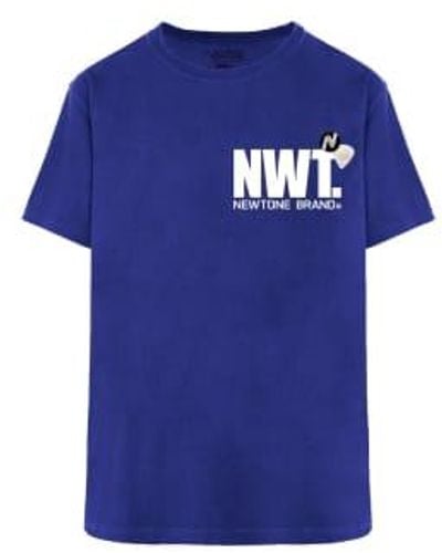 NEWTONE Nwt Ss25 Trucker T Shirt 1 - Blue