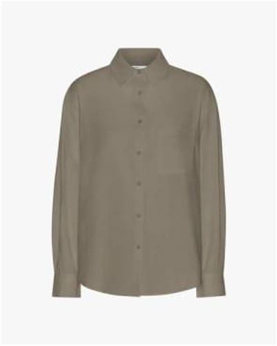 COLORFUL STANDARD Organic Oversized Shirt Dusty / Xs - Grey