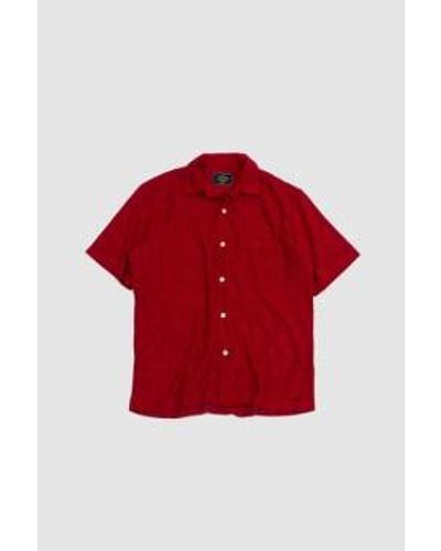 Portuguese Flannel Beach Club Shirt - Rosso