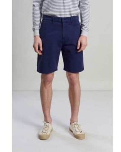 L'Exception Paris Marineblaue chino-twill-shorts