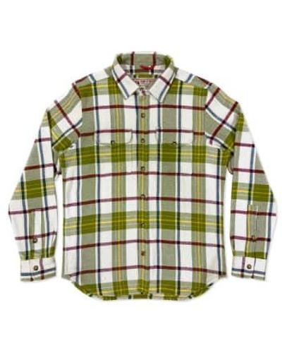 Iron & Resin Turlock flannel shirt - Vert