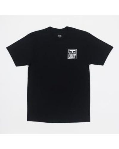 Obey Eyes Icon 2 Classic T Shirt In - Nero