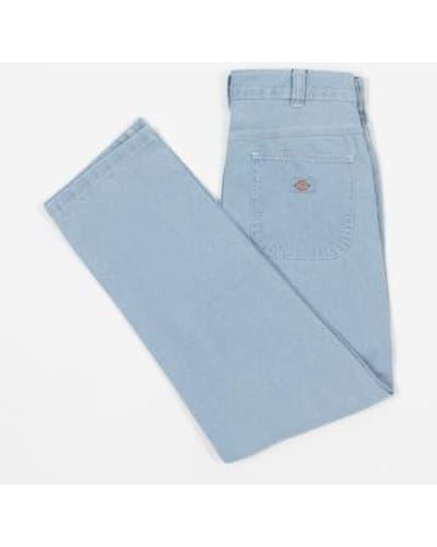 Dickies Jeans mezclilla doble rodilla madison en azul