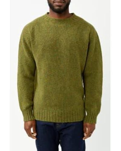 Howlin' Mystery Mix Terry Knit Pullover / S - Green