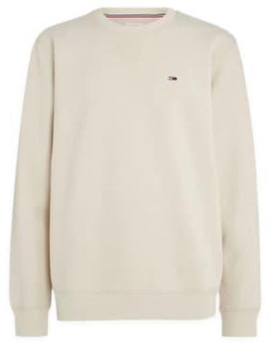 Tommy Hilfiger Jeans Tommy Jeans Volea vellón sudor cuello - Blanco