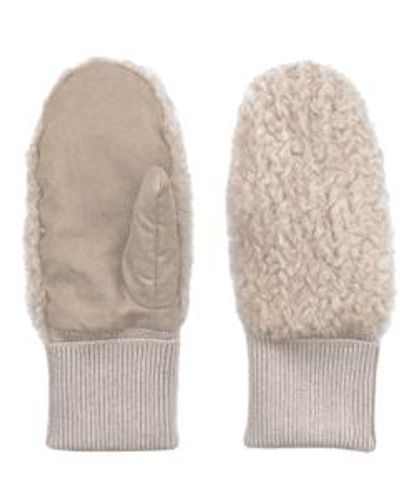 Nooki Design Gia faux fur mitten - Neutro