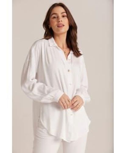 Bella Dahl Flowy Shirt - White