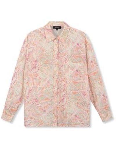 Refined Department Or Jazzy Broiderie Blouse Soft - Rosa