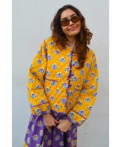 Lowie Les Indiennes Sunflower Jacket S - Yellow