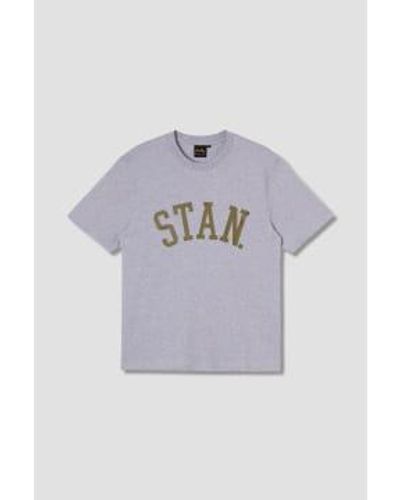 Stan Ray Serif T Shirt - Grigio
