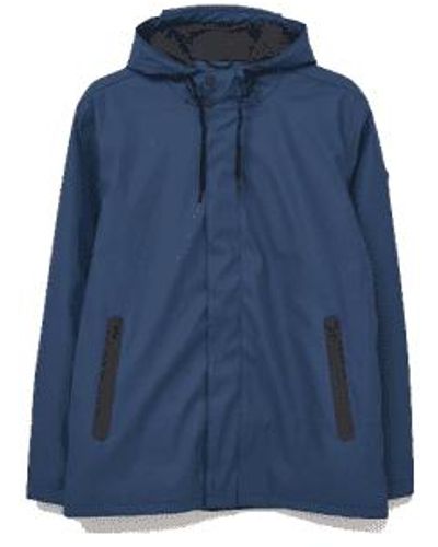 Tanta Gowt Raincoat Jacket Moonlit Ocean - Blu