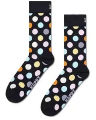 Happy Socks Bdo01-9350 Big Dot Sock Onesize / Coloured - Blue