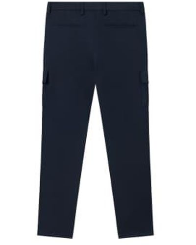 Les Deux Como Reg Cargo Suit Trousers 32 - Blue
