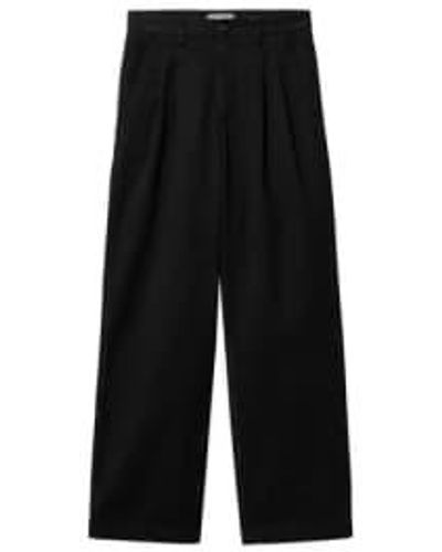 Carhartt Pantalon W Cara Garment Dyed 1 - Nero