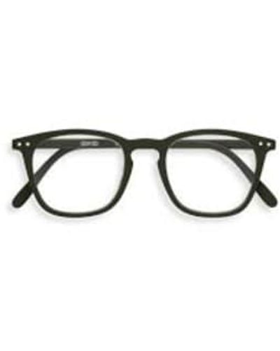 Izipizi Shape E Khaki Reading Glasses +2.5 - Black